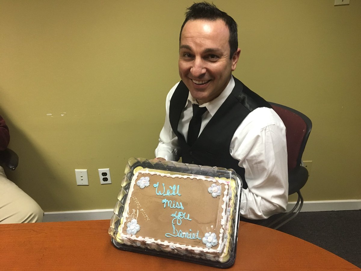 WWAY's tweet photo. An emotional farewell to our friend @DanielSeamans, who starts a new career with @brunscoschools next week. Tune in tonight for his final shows. We’ll miss you! #lovewhereyoulive #ilm #brunsco #pender https://t.co/UogfWbXftF