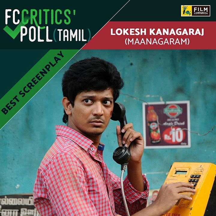 Potential_st's tweet photo. #Maanagaram selected for Best Screenplay and Best Film in #fccriticspoll #FilmCompanion https://t.co/lFuaB0lHPm