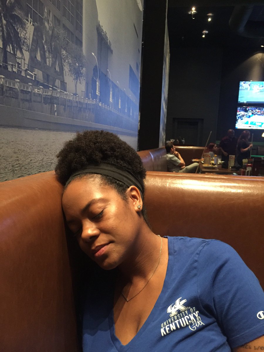 Coach_Alexander's tweet photo. She said that's if UK went up 30 she was going to take a nap! 🤣😂😴😴😴 #SheBleedsBlue https://t.co/GUnTCn8QxT