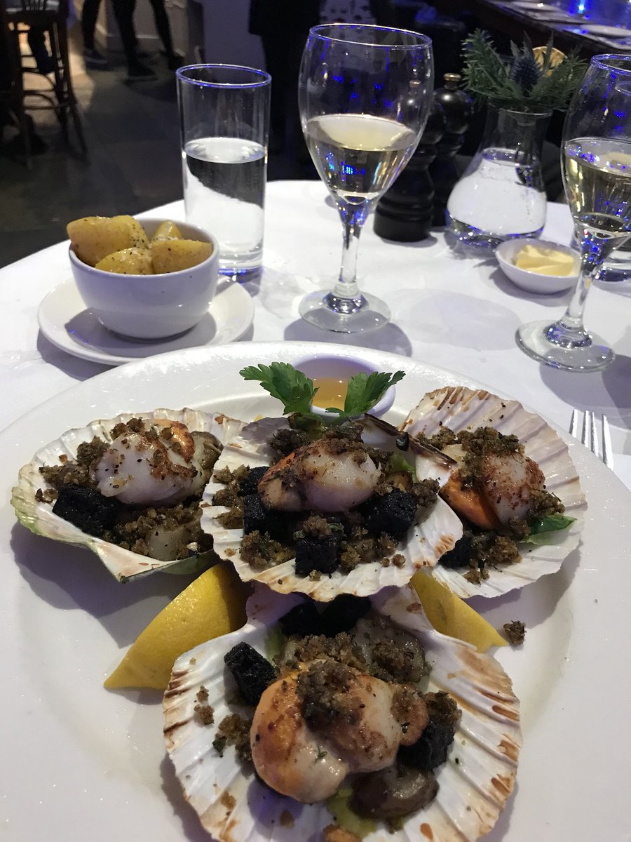 HousingITguy's tweet photo. How do you combine two of my favourite things? Scallops &amp; Stornoway? #TooLush https://t.co/K83vAziQdG