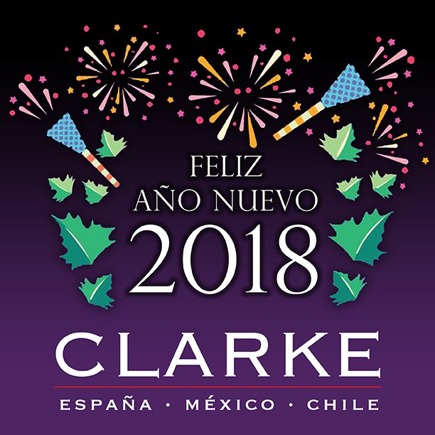 CLARKENEWS's tweet photo. Todo el equipo de Clarke &amp; Partners quiere desearles un Feliz año 2018. Agradecemos a nuestros aliados, speakers y colaboradores todo su esfuerzo por ayudarnos a conseguir cada meta del 2017, y fortalecernos para afrontar los nuevos retos que nos traerá el nuevo año. #Clarke https://t.co/bj1gF5lmU2
