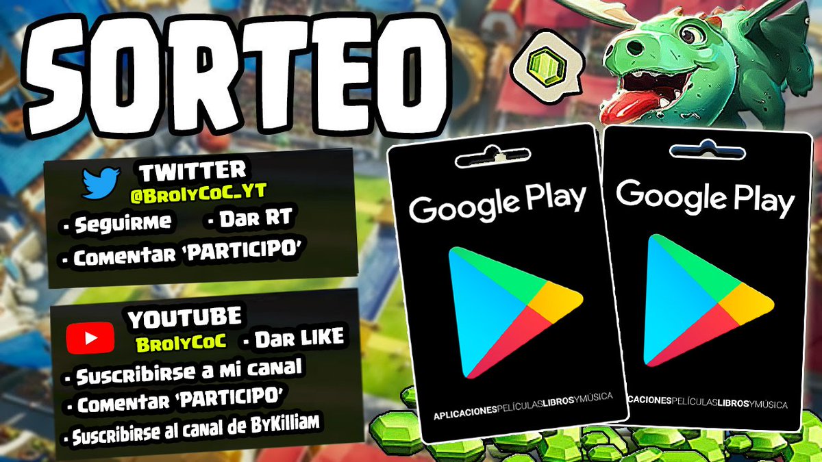 GxlDeVinicius_'s tweet photo. ¡SORTEO DE GEMAS!

REQUISITOS:

-Ver mi vídeo del sorteo y dar like ademas de comentar "participo". https://t.co/yFgXLNlQtv

-Suscribirse a mi canal y al canal de ByKilliam: https://t.co/eSlacpajCG

-Dar RT y comentar "participo".

TERMINA EL DÍA 5/01/18 ¡SUERTE! https://t.co/Xg7j30G0Fk