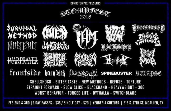 We are stoked to play Stompfest 2k18! RT RT RT