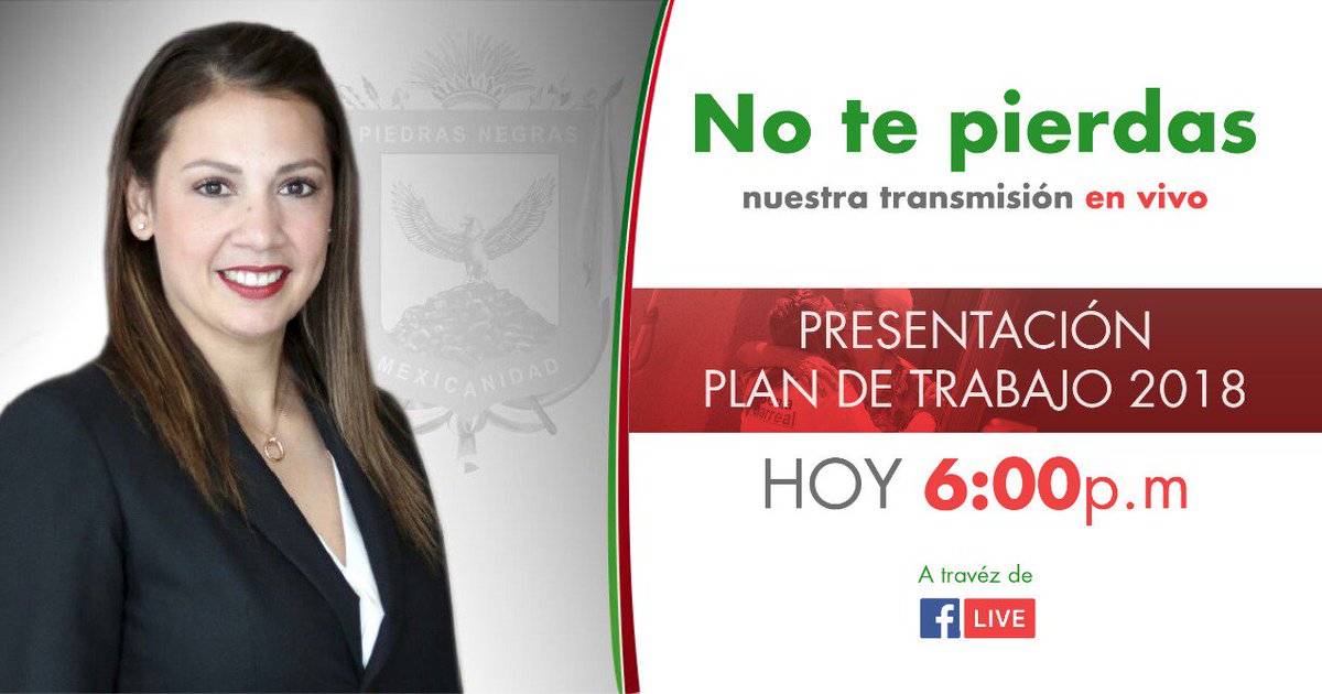 villarrealsonia's tweet photo. No te pierdas nuestra transmisión en vivo #PlanDeTrabajo2018 hoy a partir de las 6:00p.m. a través de https://t.co/ZbdQj6apzi https://t.co/7P2nEEpm7k