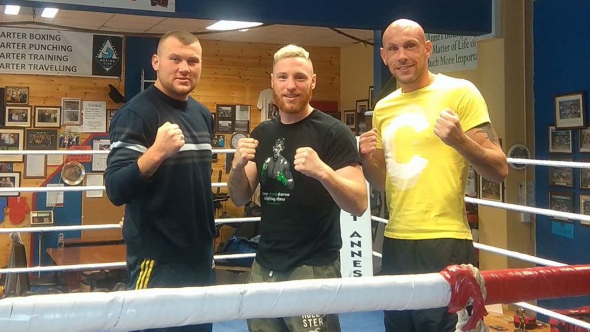 AssassinBoxing's tweet photo. AUGUST 2017

Back in the gym. 

@JJMcDonaghBoxer @PMcDonaghBoxer &amp; @raymoylette made a return to the gym after the summer break. https://t.co/6hetVaWMqh