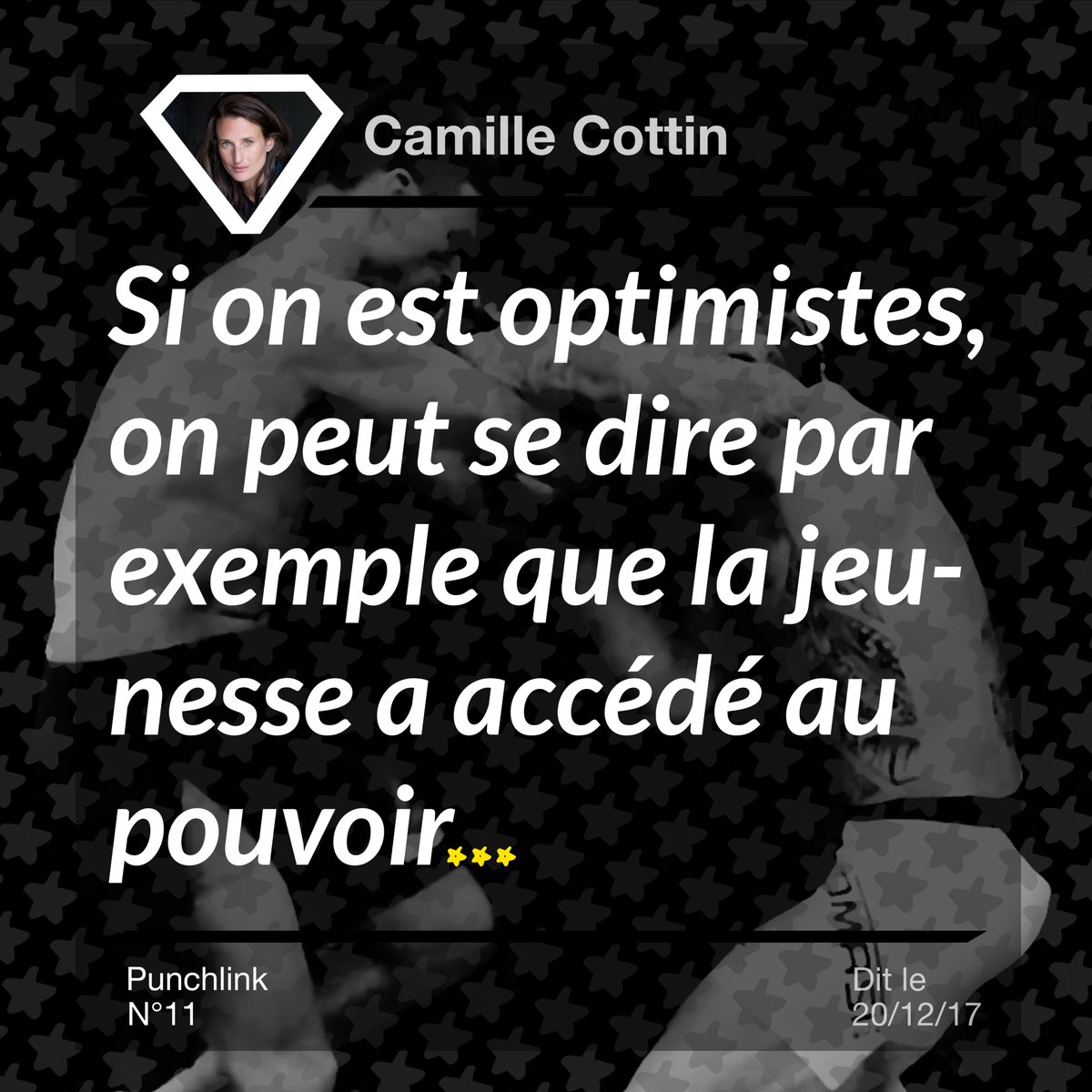 Punchlinr_Fr's tweet photo. La #punchlink de #CamilleCottin et @camillechamoux sur le plateau de @Qofficiel sur @TMCtv. #Politique #Macron #Biim. https://t.co/v1WFe6OqnU