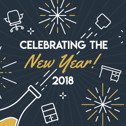 We wish all our customers, clients, and associates a happy and healthy 2018! Share with us your #newyear #newyou office goals!