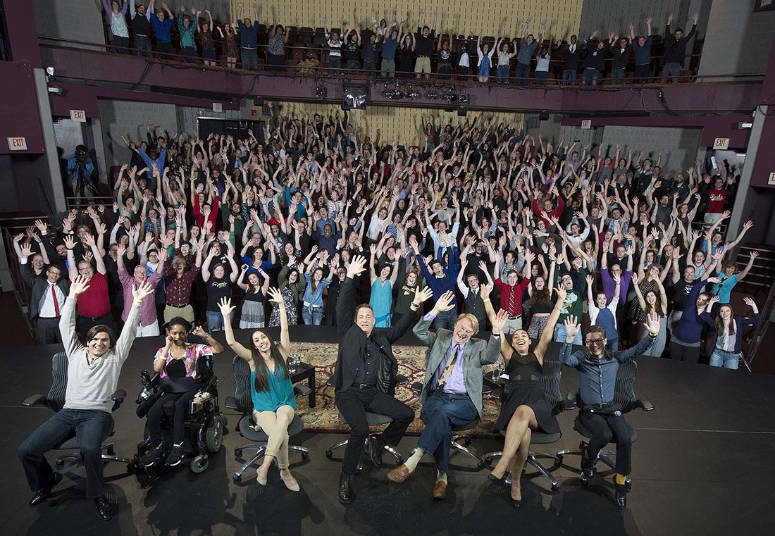 WrightStateNews's tweet photo. #WrightState50: 2010s have been highlighted by appointment of Cheryl B. Schrader as president; dedication of Tom Hanks Center for Motion Pictures; new buildings; and successful Rise. Shine. campaign https://t.co/2sFQSpwGog https://t.co/wUOxeHQAU2