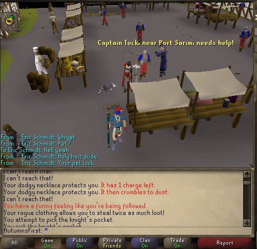 InsurgenceOS's tweet photo. Congratulations to AutumnsFirst on receiving Rocky at 90 Thieving! 🐾 https://t.co/253yHgig92