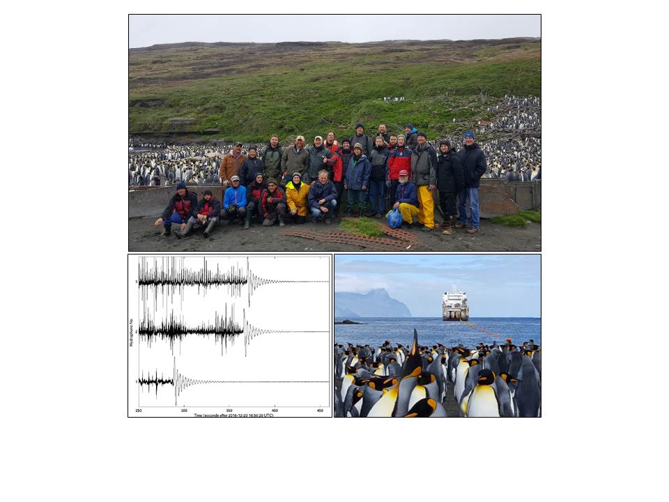 MarioZampolli's tweet photo. .1 yr ago installation done @ctbto_alerts #IMS hydroacoustic station #HA04 Crozet started recording continuously #underwater ocean sounds from near&far. Happy BDAY #HA04 💖some favorite pics: ship+shore+@TAAFofficiel teams together+1st sounds of phones rising thru water+wildlife https://t.co/nVm023yshs