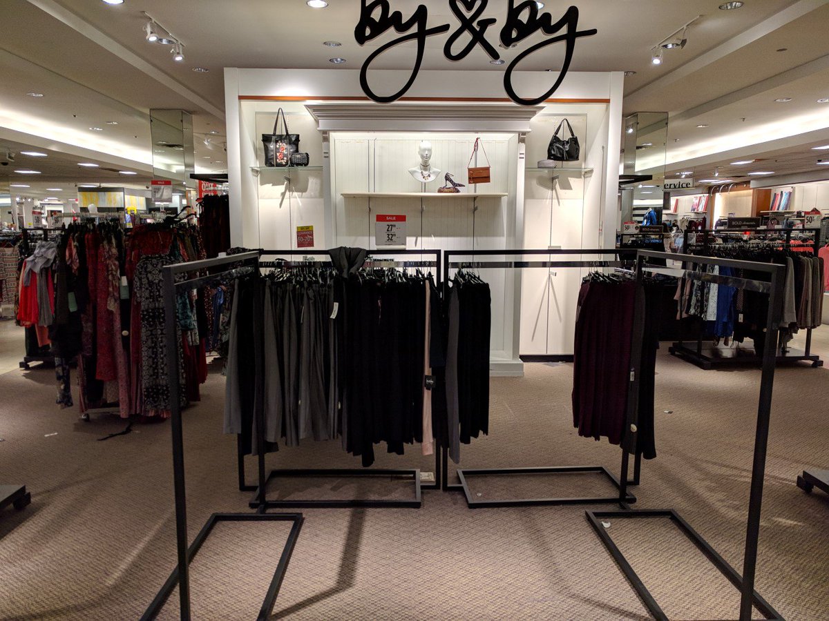 OliveMill's tweet photo. @MarvinJCPenney  I love JCPenny. Bought my wife's wedding ring there. Passed through the Brea location recently and this is what I found. This may be why people are losing interest in shopping at your store. Trash, barren shelves, dollar store items, and mismatched displays. https://t.co/GKXAKhG1gS