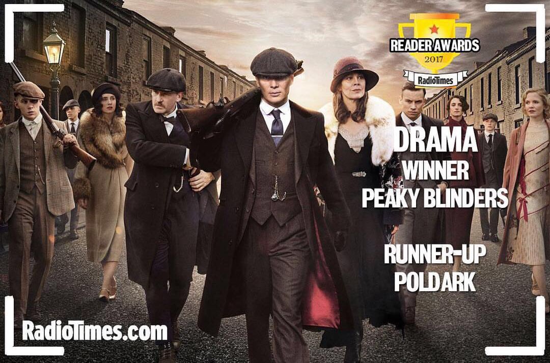ThePeakyBlinder's tweet photo. Thank you to everyone who voted for #PeakyBlinders to win the @RadioTimes Readers Awards https://t.co/MS2s4BVpUG https://t.co/eVp7zQnjZS