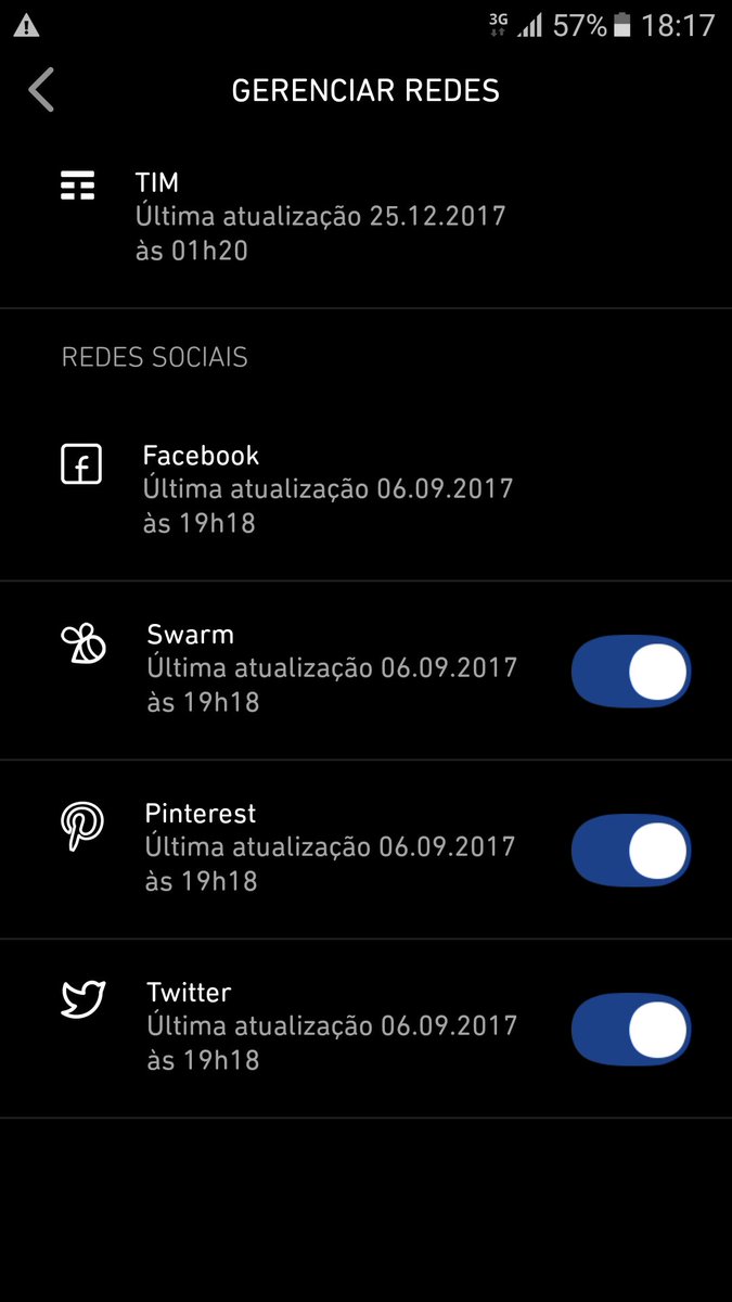 A última vez que meu blablablometro  atualizou foi no mês de setembro 😓😓😓 só o tim atualizou🤔