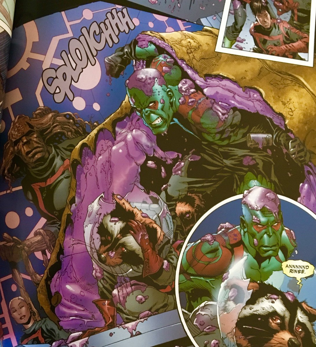 dano_cosmic's tweet photo. #GotG #Drax #Rocket #Groot #IAmGroot #MoonDragon #StarLord #BradWalker #RealmofKings #Omnibus MarvelCosmic 👊🏼💥 https://t.co/qreixGnwLT
