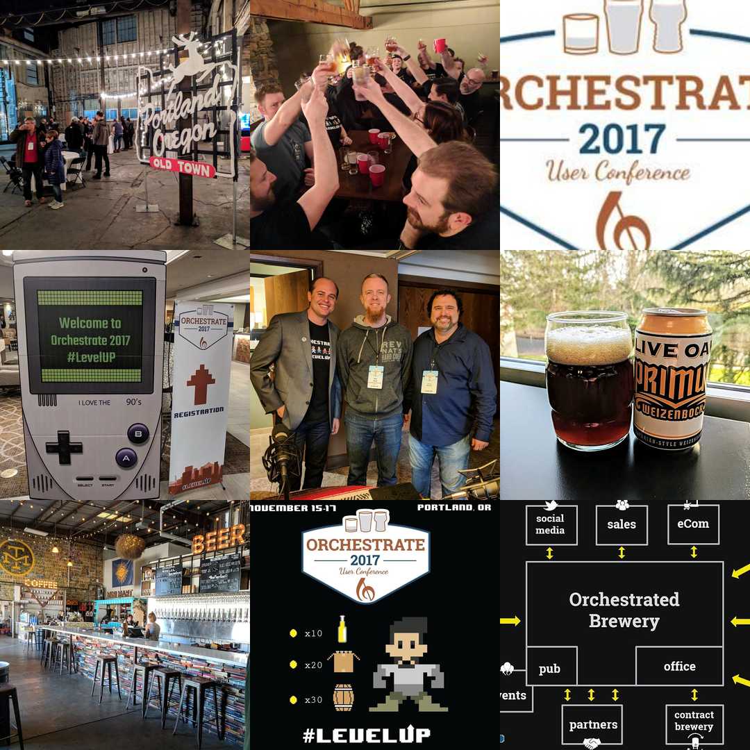 brewerysoftware's tweet photo. What a year it’s been! It’s always amazing to look back on our #2017bestnine. 🍻 It was great seeing so many of you at #orchestrate2017, and we clearly enjoyed a few good brews this year! Thank you for making what we do possible! Here’s to an even better 2018! https://t.co/sC9PRgkEUJ