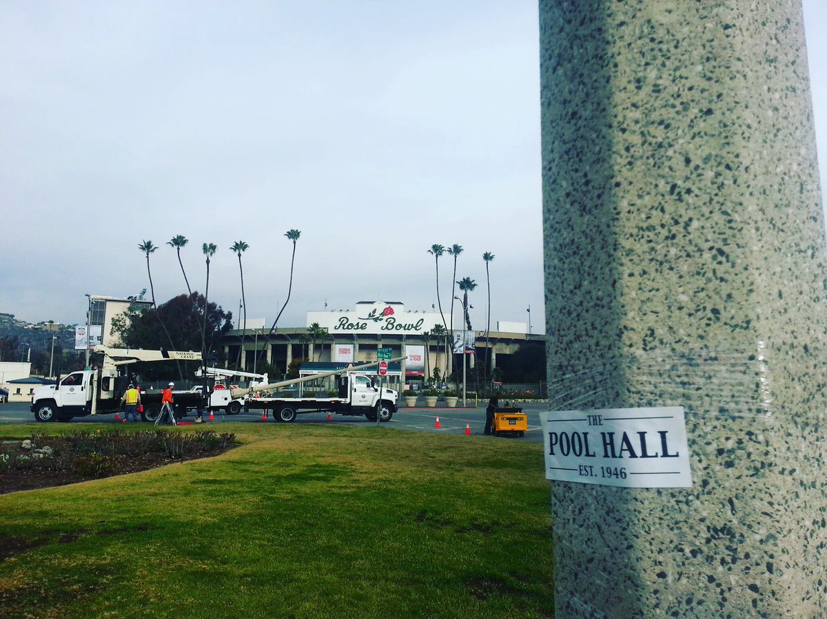 ThePoolHall's tweet image. Spotted out west | We will be open New Years Eve and New Years Day for the playoff games | Go Dawgs