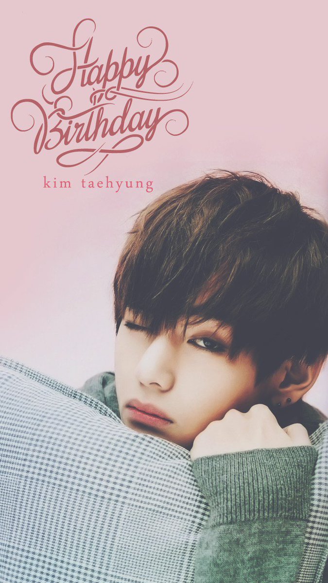 Lalisa Manoban On Twitter Happy Birthday Kim Taehyung Hopefully Long Life And I Hope You Are Always Healthy And More Successful Happytaehyungday Bts Twt Https T Co Aeubxtgicm