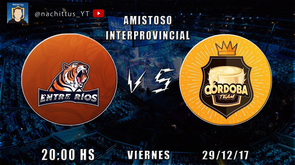 📺¡PRIMER TURNO! | VIERNES 29/12/17📺

🏆PREPARACIÓN @CopaInterProvCR 🏆

💠<a href="/ERSELECC/">Selección Entre Rios</a> VS Seleccion de Córdoba

⏱️20 HS 🇦🇷

📽️youtube.com/c/Nachittus_YT

¡Se agradece el RT!