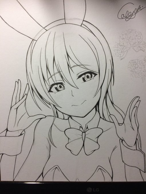 色紙指痛くて3枚です… 