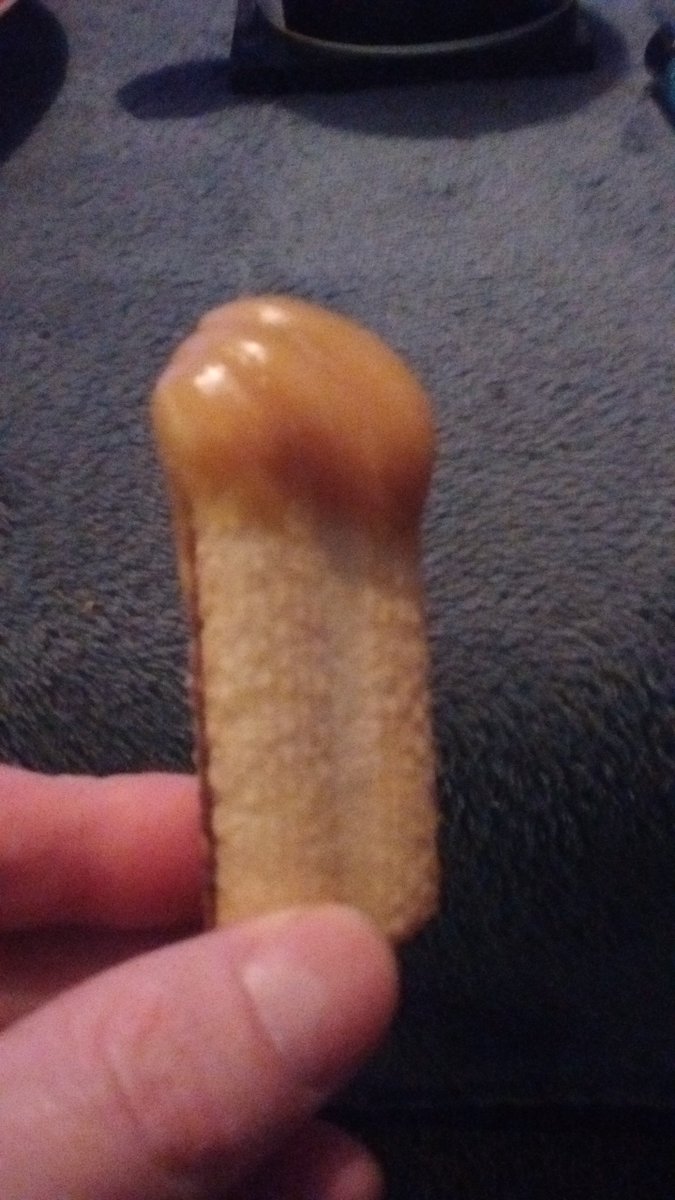 ScottyT_91's tweet photo. So my biscuit dipped in caramel looks like @realDonaldTrump 😂
#TrumpBiscuit https://t.co/OUkUrKQuMu
