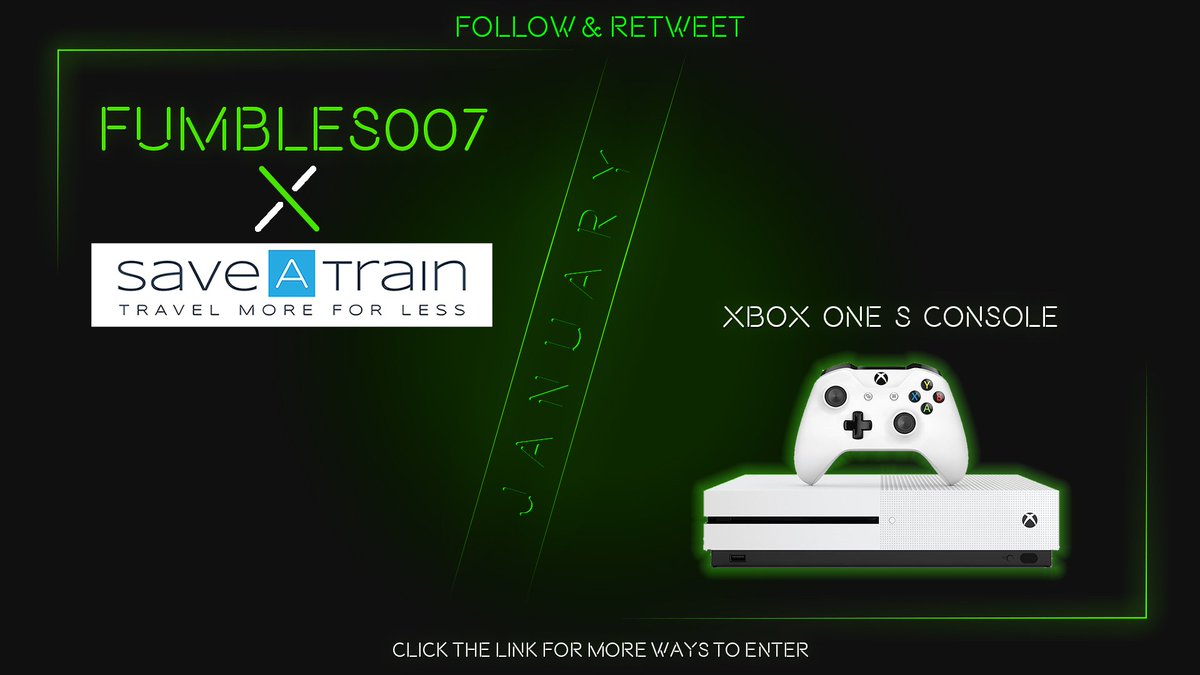 Fumbles007's tweet photo. #competition for #xbox is on, for the best #train #tickets #website in #europe – @saveatrain - https://t.co/paufUoAgI3

@Fumbles007 #giveaway https://t.co/6VVtI6A6lY https://t.co/nod290iEtN