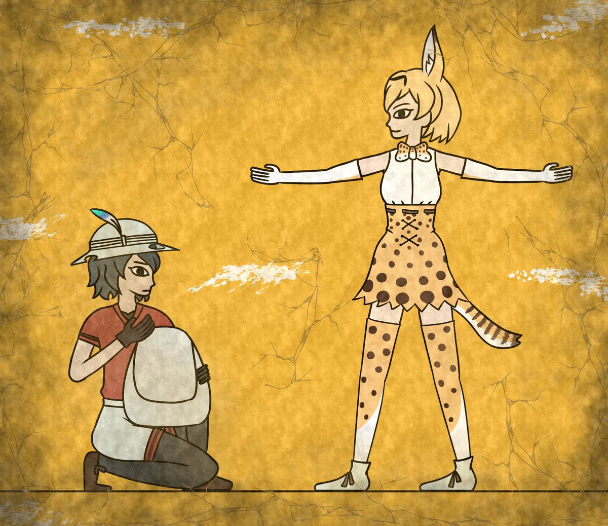 壁画 カヴァン神話 けものフレンズ
