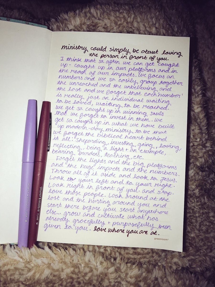 AddyFell's tweet photo. Ministry could simply be about loving the person in front of you https://t.co/rmBc25Ig6H