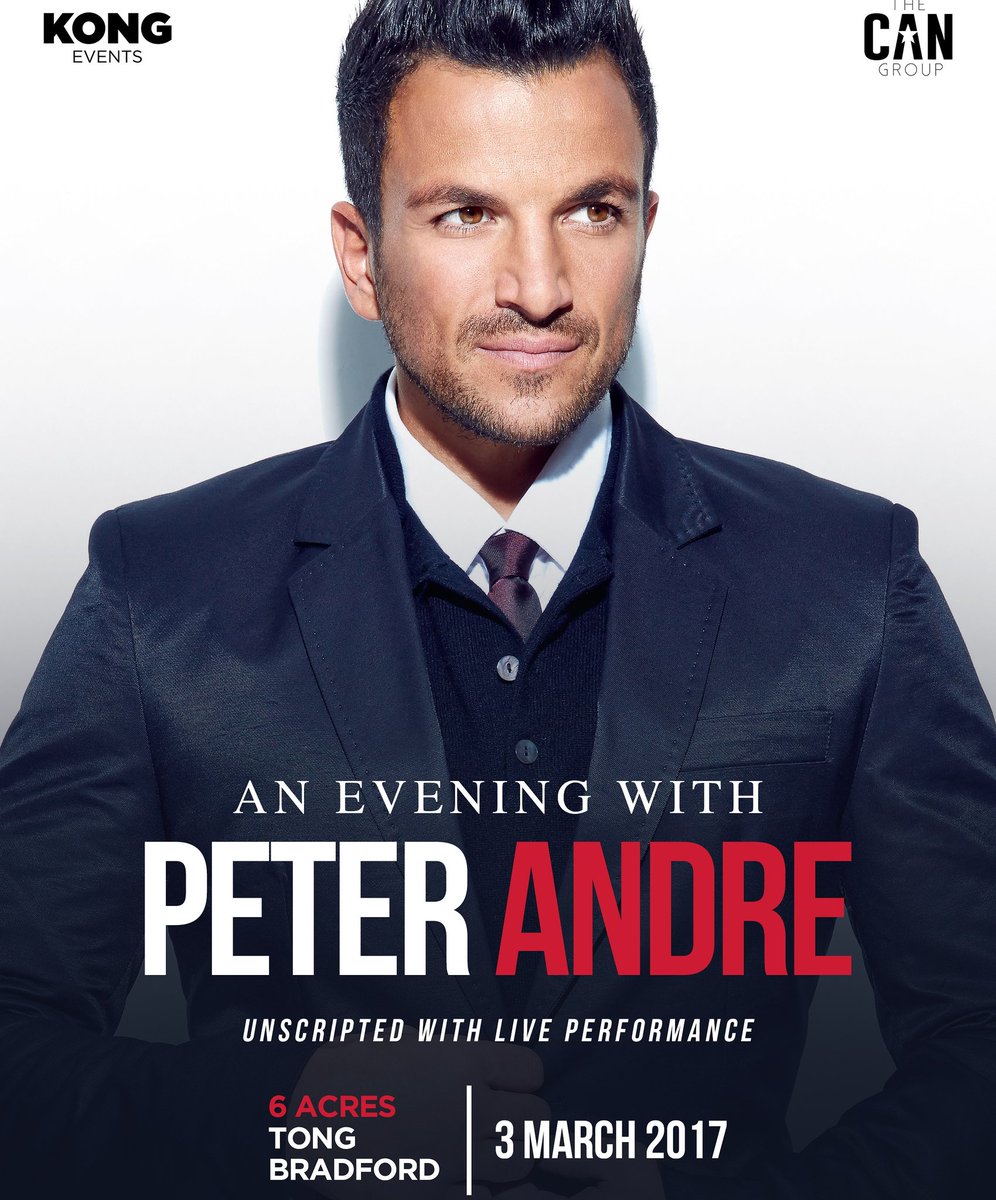 eventbrite.co.uk/e/an-evening-w…

An Evening with Peter Andre at The View Marquee. Tickets can be purchased via the link. #tickets #LovinLeeds #bradford #ladiesnight #peterandre #yorkshireevents #event #aneveningwithpeterandre #mothersdaypresent