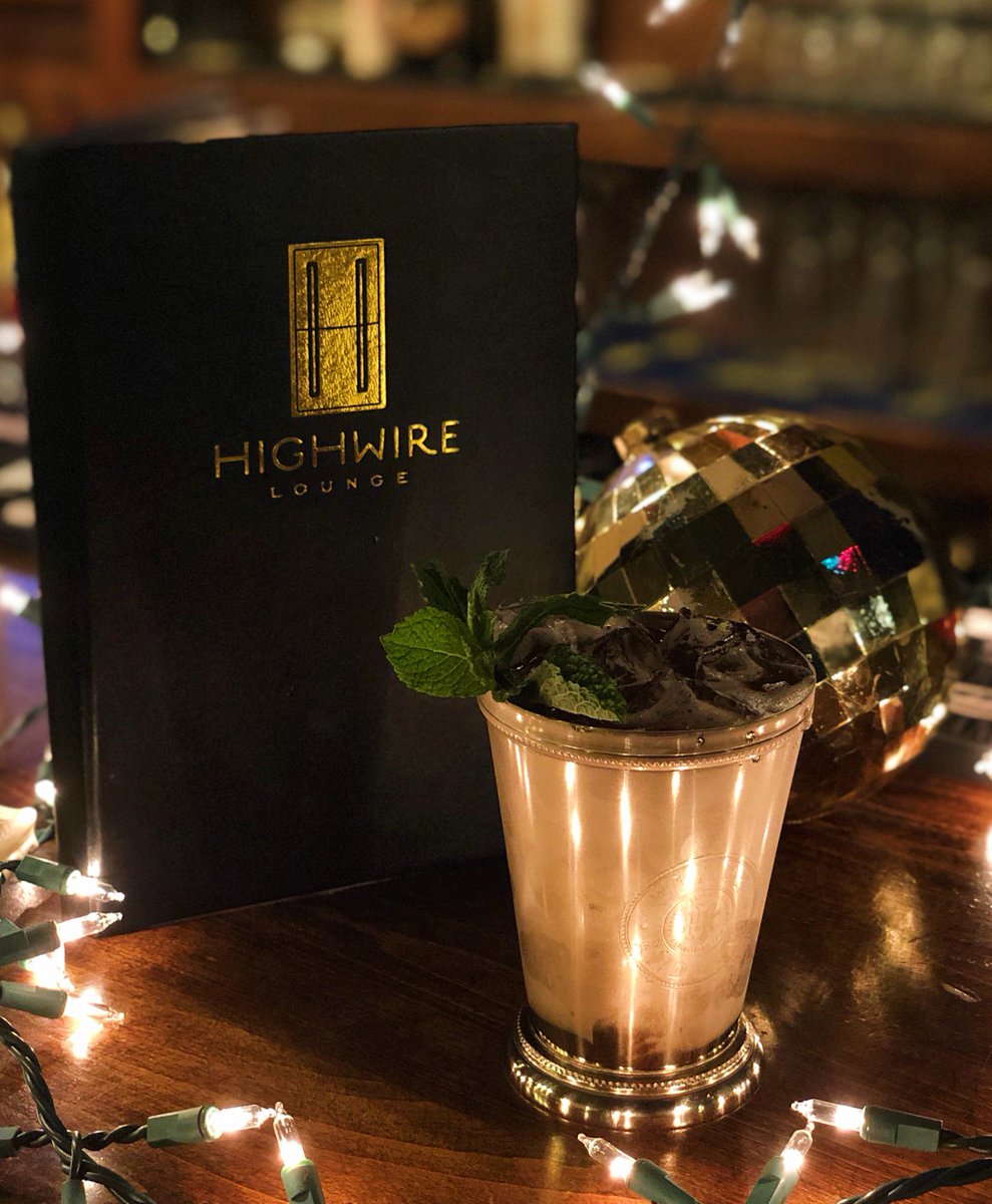 highwirelounge's tweet photo. What are YOU doing for #NYE? Celebrate at Highwire! We’ll have the countdown on TV, a champagne toast at midnight, our own guest DJ &amp; this brand new Ranger cocktail! The party starts @ 9pm! See you Sunday! https://t.co/mF2MfwRvkr
