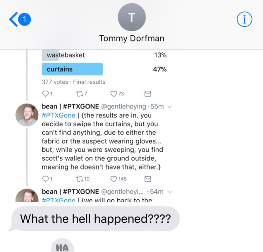 scotthoying's tweet photo. y’all are scaring my friends #PTXGone https://t.co/52ZZPJzg0j