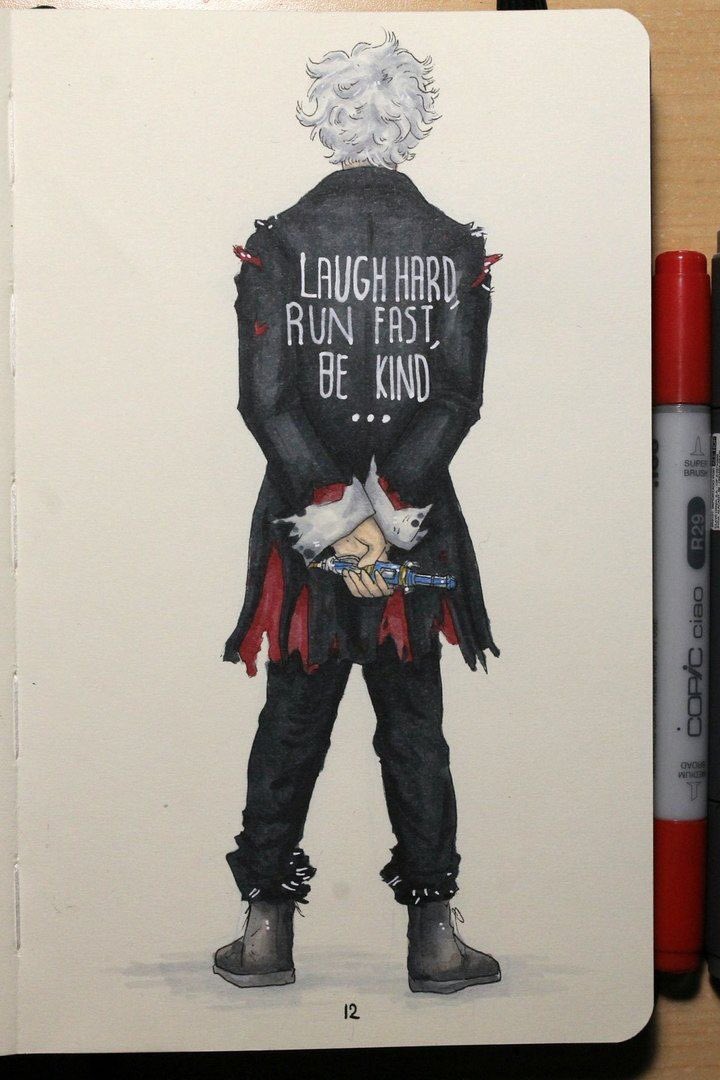 sinclair_brian's tweet image. I don’t know who to credit the artwork to but it is amazing ... “Laugh hard, run fast, be kind ...” #DoctorWhoXmas @DoctorWho_BBCA