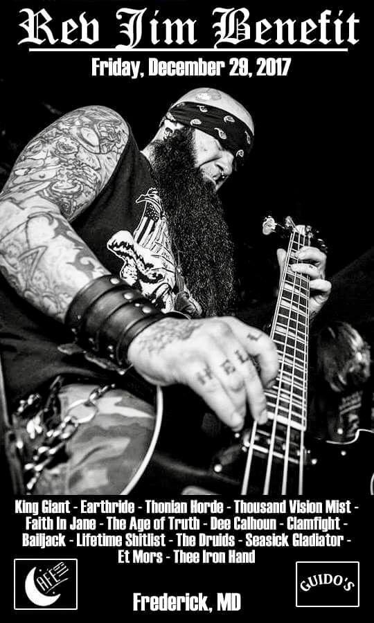MdDoomFest's tweet photo. #Justice4Jim #serpentsofsecrecy #sixtywattshaman #foghound #doom #stonerrock https://t.co/m0Mh2bgz5Z