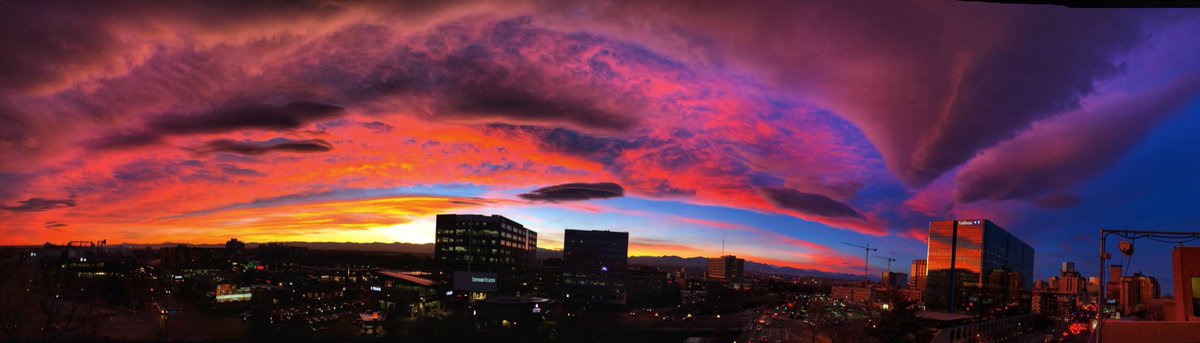 How about that pallet of colors! #ColorfulColorado  #sunset