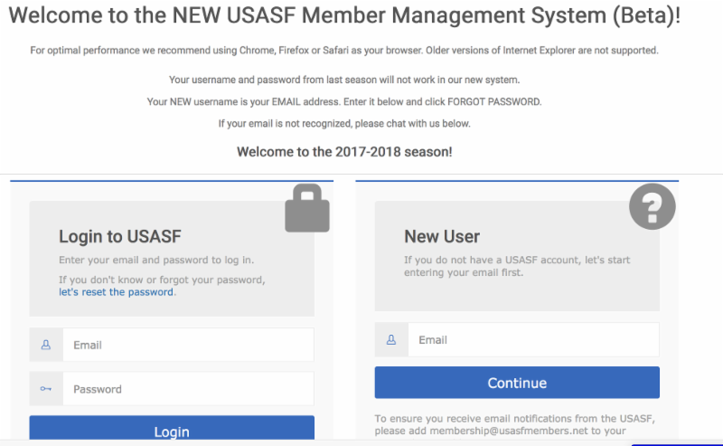 Event season is heating up...is your coach profile ready for competition? Make sure your membership is up to date &amp; that you have a completed background screening so you’ll have access to warm-up rooms. Log in today &amp; get competition ready! usasfmembers.net/#!/authenticat…