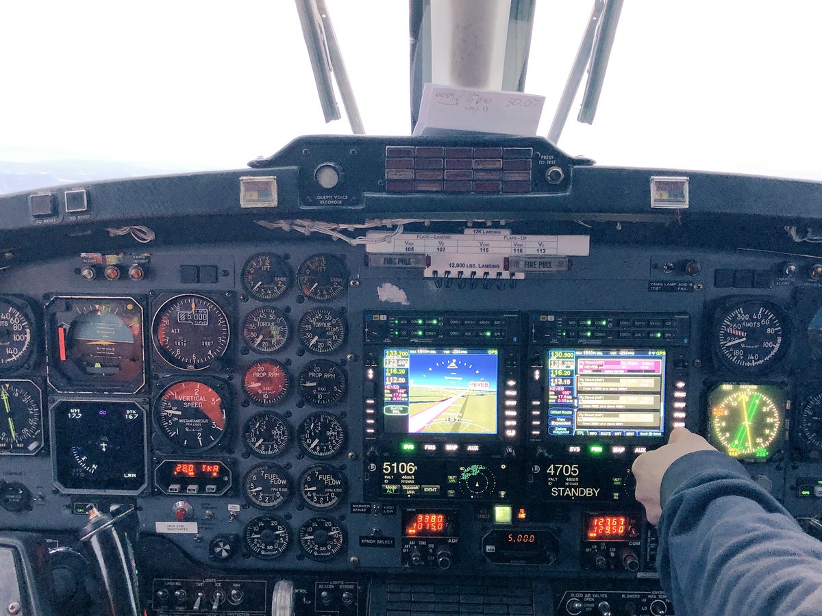 PilotSafetyOrg's tweet photo. 2 easy steps to fly an RNAV approach in Alsaka... 1. Buy a @TextronAviation BE1900 2. Get Dual @avidyne1 #IFD550 https://t.co/W2nqowvvhs