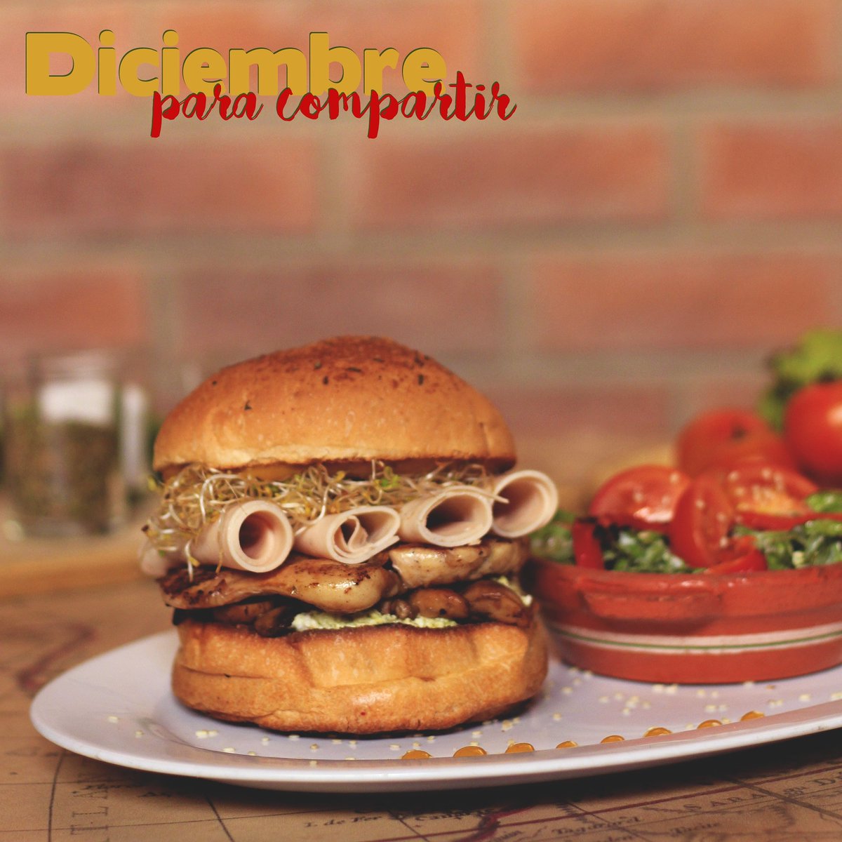 Ya casi termina el año y no puedes dejar de comer nuestras hamburguesas! Te esperamos! 👌