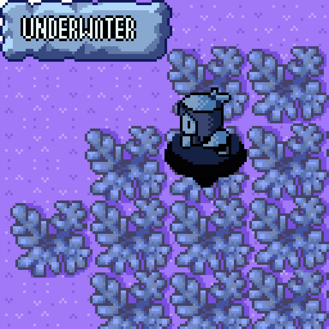 Medu_Medu's tweet photo. Exploring the surface in the pokemon world. for @Pixel_Dailies #underwaterlevel #pixelart #aseprite #pixel_dailies https://t.co/6Lqbhj9KPP