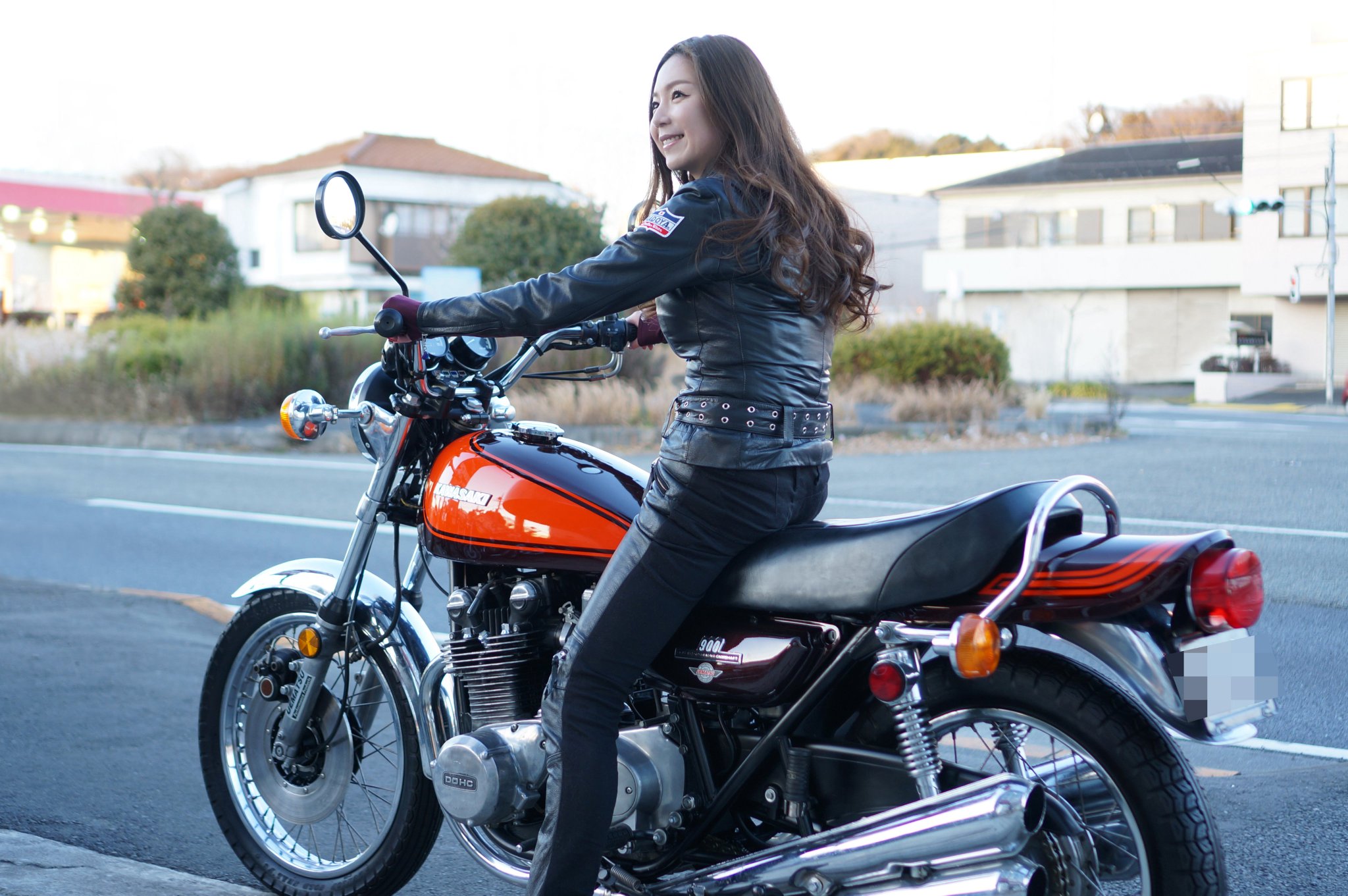 VonDntch motors 革ジャン（馬革）