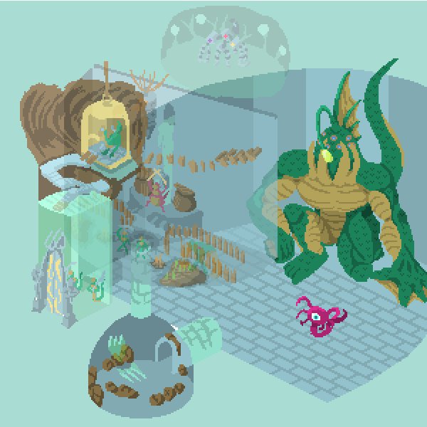 Sol__Tsuki's tweet photo. My #underwaterlevel , good luck trying to figure out what's inside! @Pixel_Dailies #pixelart #pixel_dailies https://t.co/BQzDCeBEBO