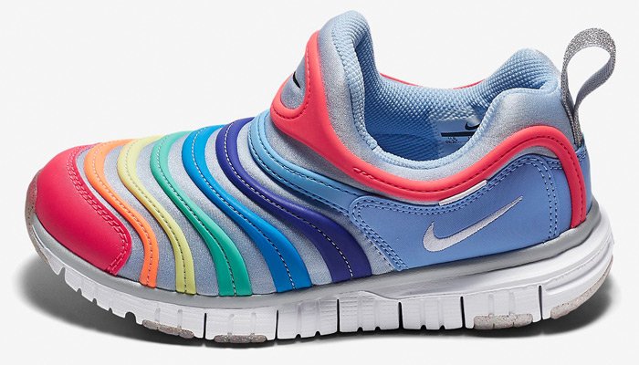 nike dynamo free rainbow