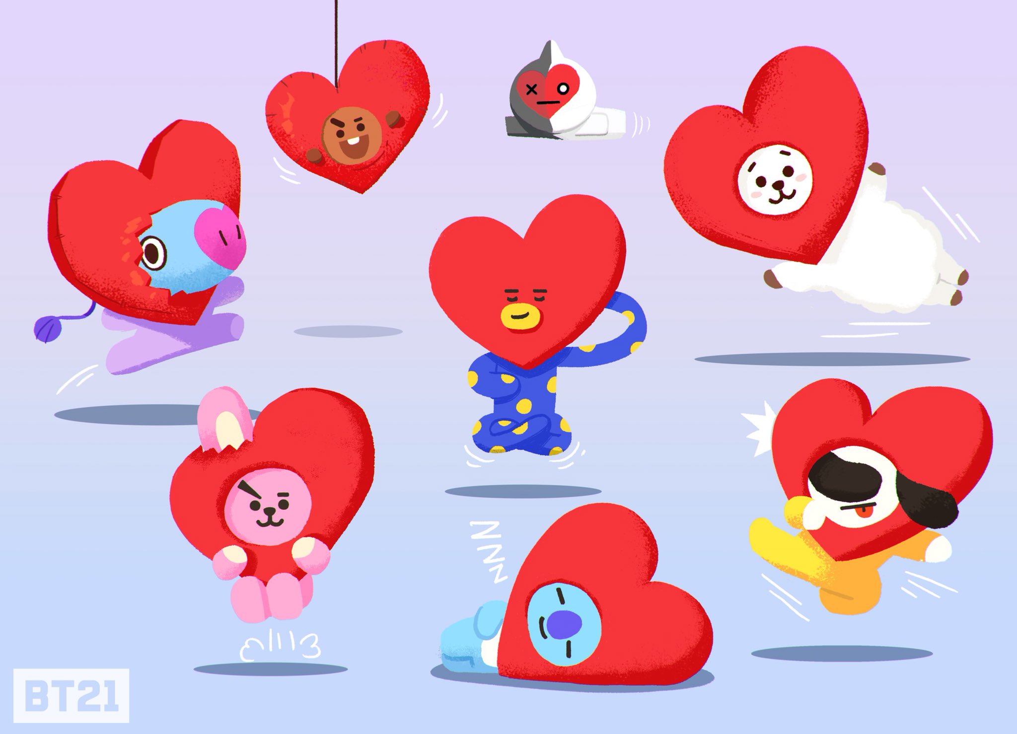 ARMY on Twitter: "@BT21 I love you dear TaeTae 생일축하해용!! ❤ https://t.co...