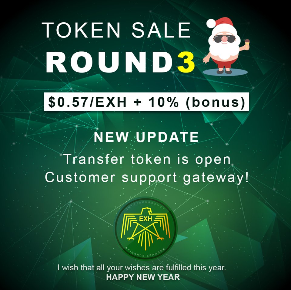 EXCASH1's tweet photo. New year is around the corner.

Let's say goodbye to 2017 and with ExCash, we welcome the new year 2018 with lots of success and happiness.

Don't forget that tomorrow (on 30th December 2017) we will open round 3 of token sales. https://t.co/8rIaS3UWQ9