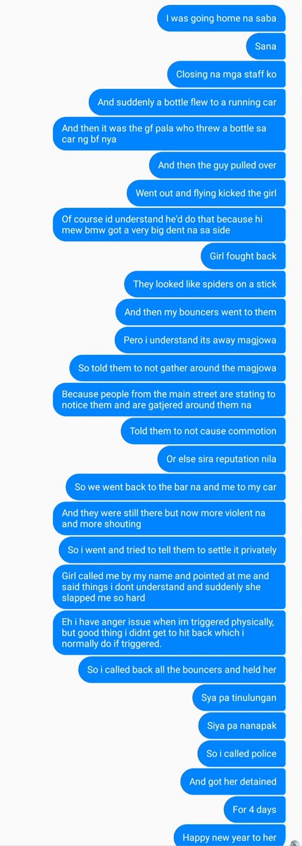 matthewbasabe's tweet photo. #TheWhoInCebu nga "Girlfriend" on rampage threw a bote on her socalled bf's new bmw because drunk si ate, &amp; kuya bf was so mad he "flying kicked d girl" &amp; of course ate gf fought back. But real issue is, as the Establishment Partner helped them, ate gf slapped him! #issuesofCebu https://t.co/di81hJNBOy