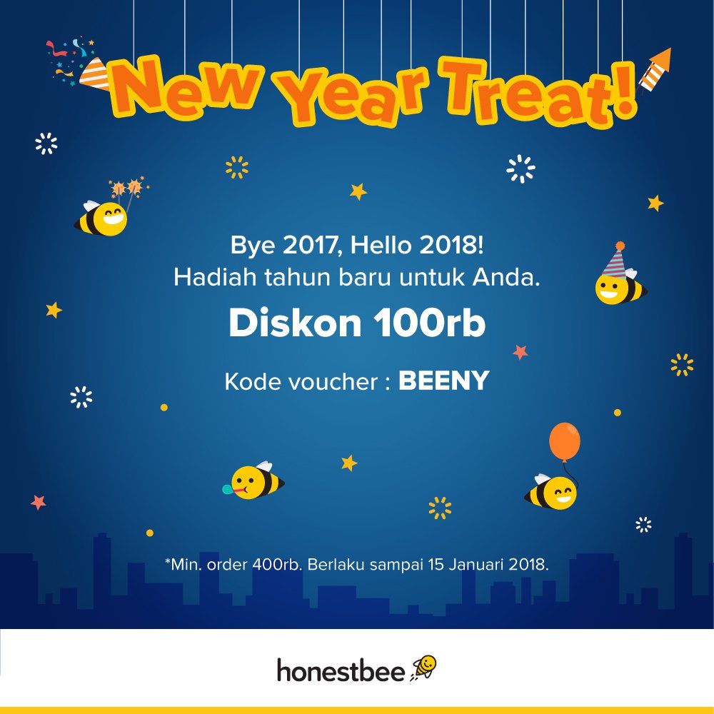 honestbee_id's tweet photo. 🎊Diskon 100rb min pembelian 400rb kode voucher : BEENY s/d 15 Jan'1💖

📲 #cumadihonestbee belanja kebutuhan tahun baru jadi lebih mudah dan kamu tetap bisa santai bareng keluarga. Belanja sekarang di : https://t.co/XqwOreBhchㅤ https://t.co/mB7N1pAKmL