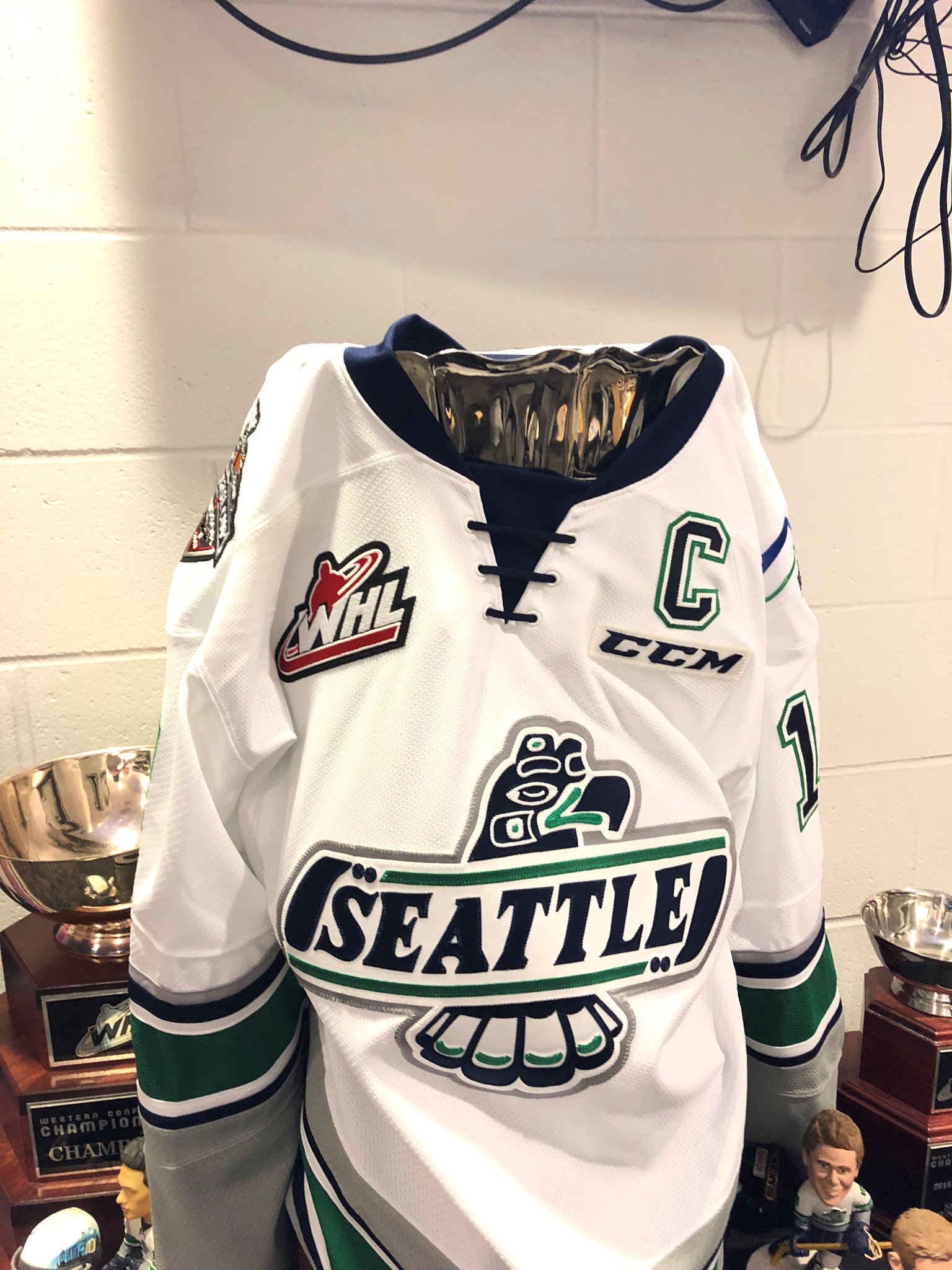 2004 Kyle Fecho Seattle Thunderbirds Game Worn Jersey