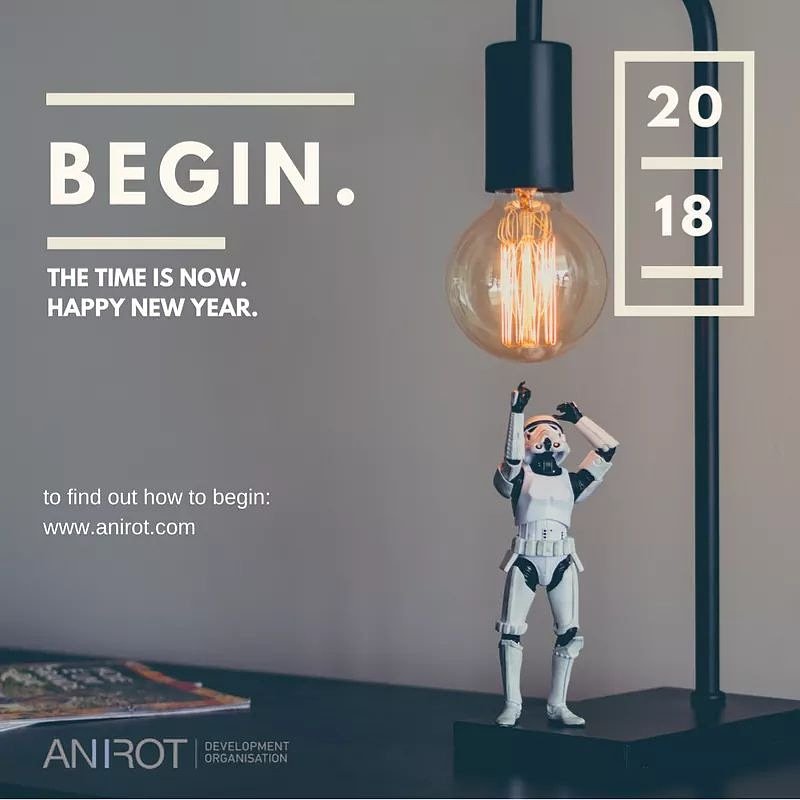 ANIROT_'s tweet photo. Initiate. Innovate. Implement.
Begin.
#begin2018 #anirot #anirotdevelopment https://t.co/uJWSBzGJaI