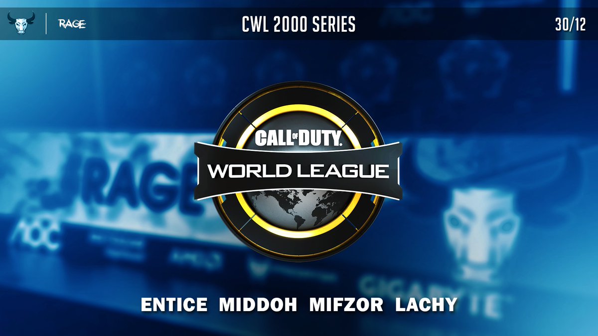 RageESC's tweet photo. [#RAGECWL] The CWL 2000 series starts now. 🏆

📺https://t.co/SCoBZOAPDY

#BeEnraged😈 https://t.co/QacwJ8J5kp