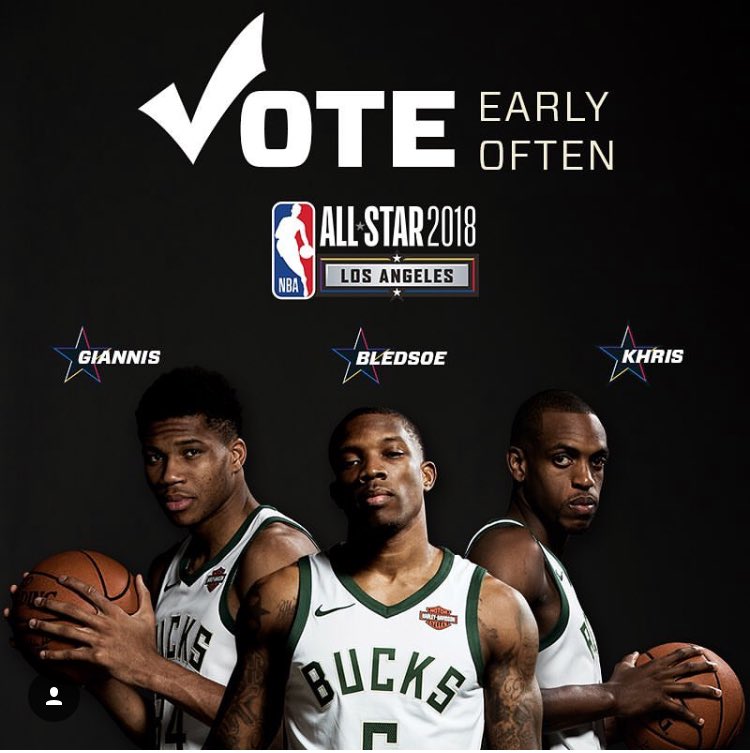 sleepfanz's tweet photo. Giannis Antetokounmpo 
Eric Bledsoe
Khris Middleton #NBAVote https://t.co/UvFwcBvWxM