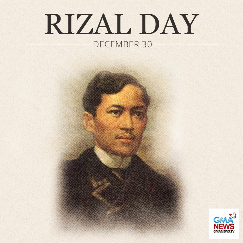 gmanews's tweet photo. Ngayong araw ginugunita ang ika-121 na taon ng Kamatayan ni Dr. Jose Rizal. Mabuhay, Gat Jose Rizal! https://t.co/Py4FSw4LRb