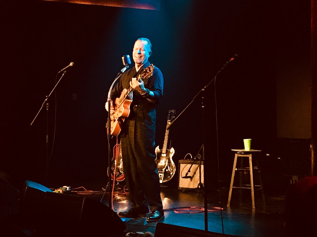 SunRadioTX's tweet photo. REVEREND HORTON HEAT (@revhortonheat) is LIVE telling stories and jamming out with the @3TENaustin crowd for the #AmericanaMusicSeries presented by Sun Radio!! #SunRadio #ATX #ACL #AustinCityLimitsLive 

Special thanks to Central Texas Honda for making tonight possible! https://t.co/anLN4zgKHB